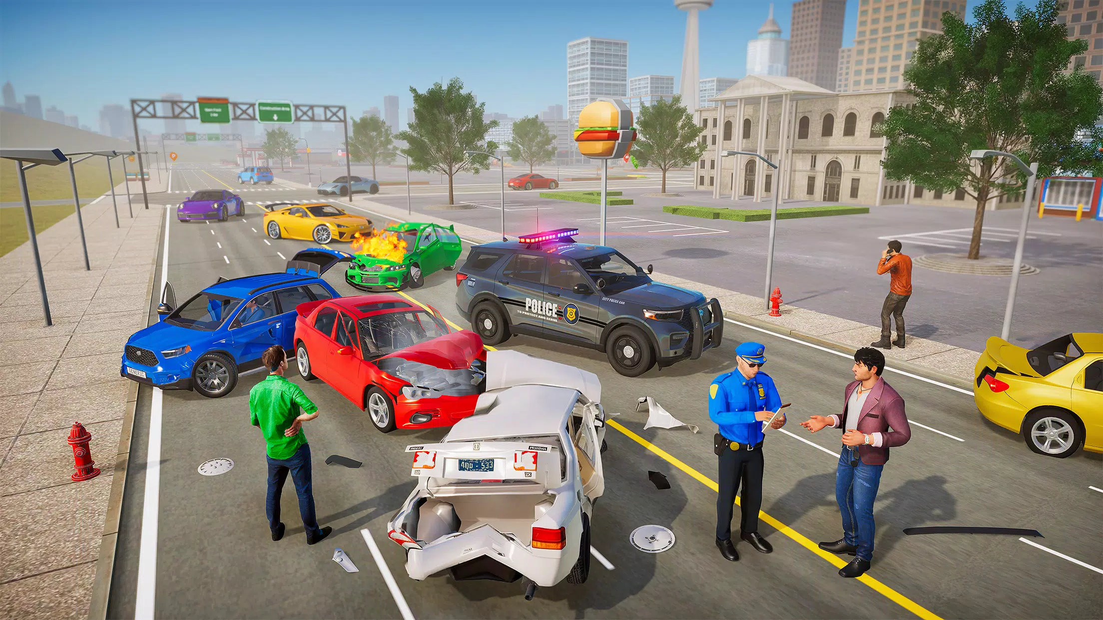 Openworld Police Cop Simulator ဖန်သားပြင်ဓာတ်ပုံ 2