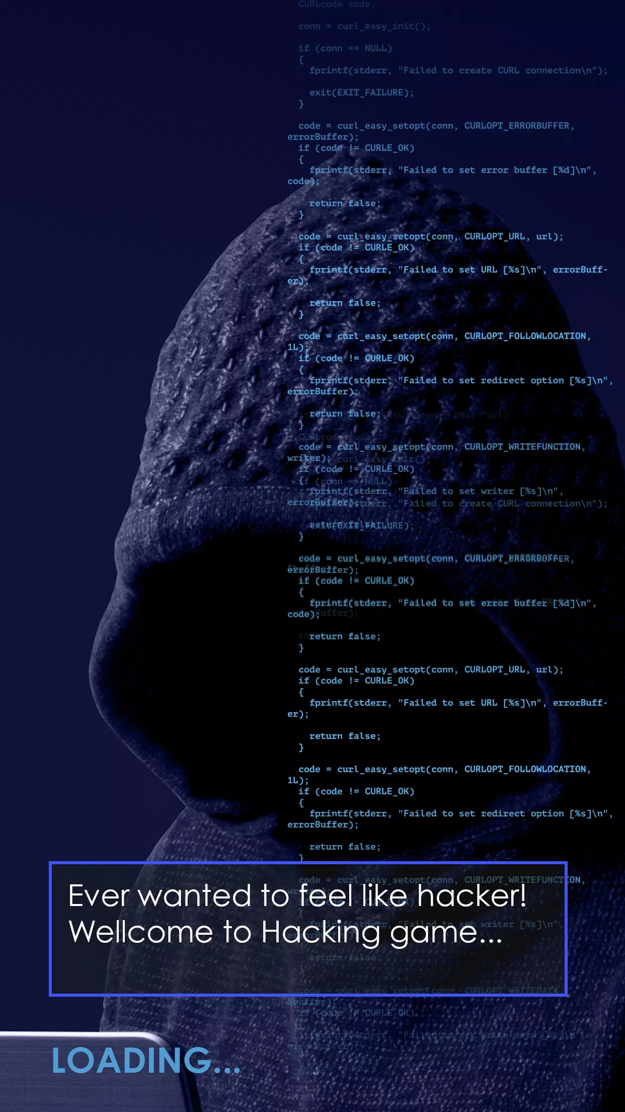 Cyber Hacker Bot Hacking Game 螢幕截圖 0