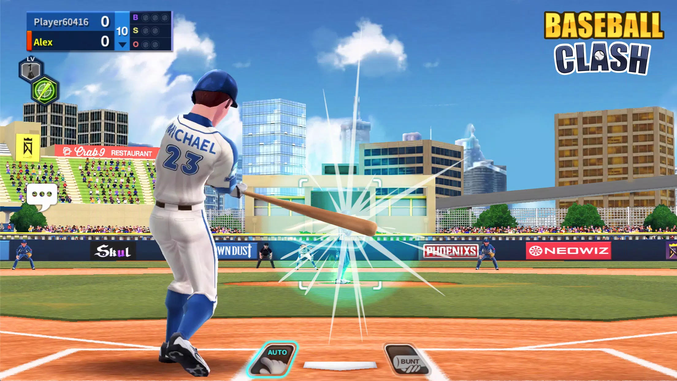 Baseball Clash: Real-time game স্ক্রিনশট 0
