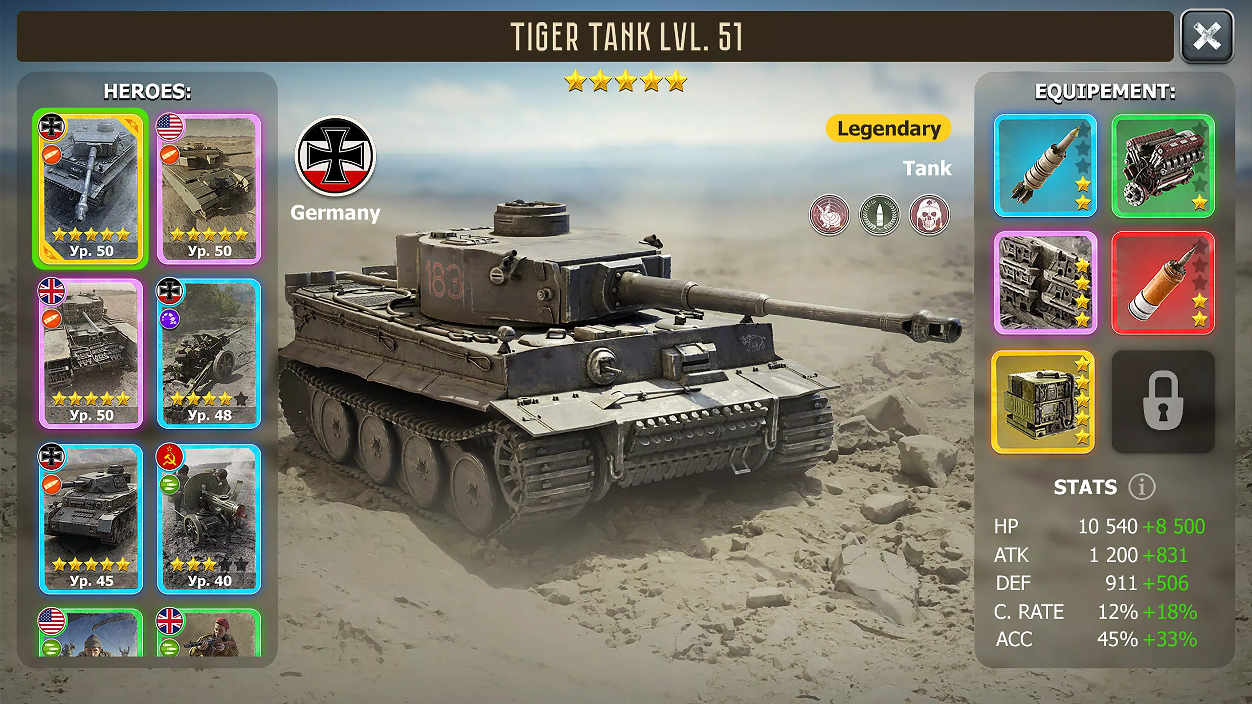 Heroes of Wars: WW2 Battles (2 স্ক্রিনশট 1