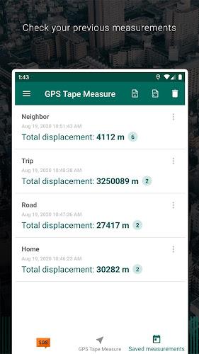 My GPS Tape Measure ဖန်သားပြင်ဓာတ်ပုံ 3