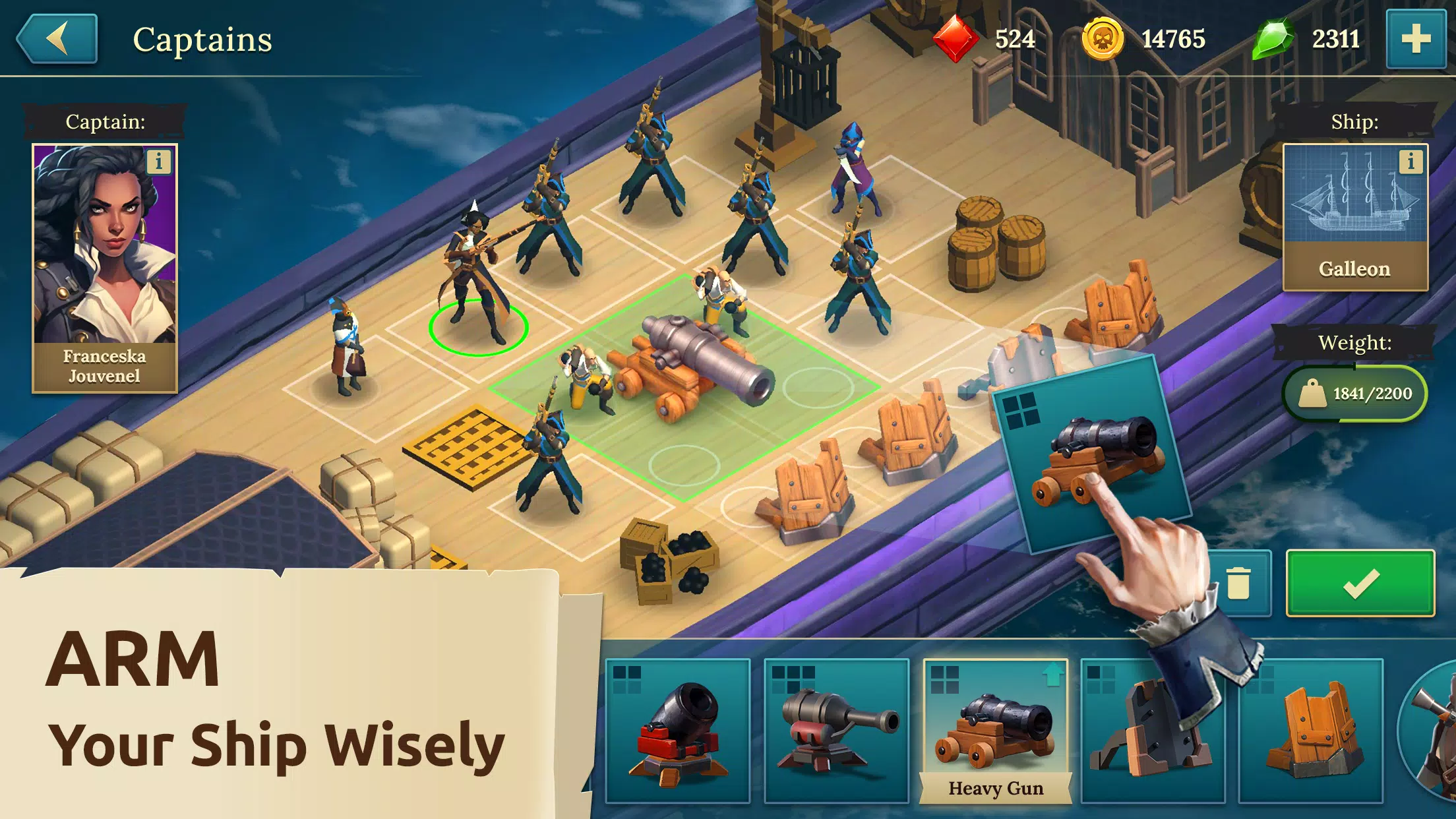 Pirate Ships・Build and Fight Capture d'écran 1