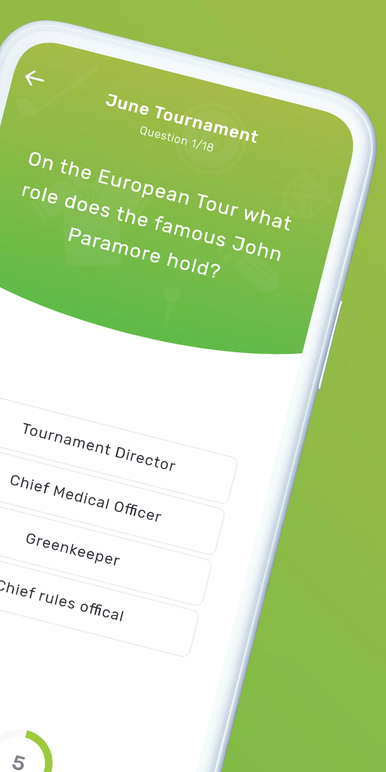 GolfQuizz Ekran Görüntüsü 1