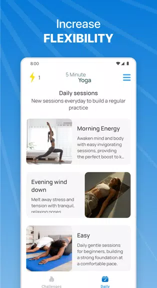 5 Minute Yoga Tangkapan skrin 2