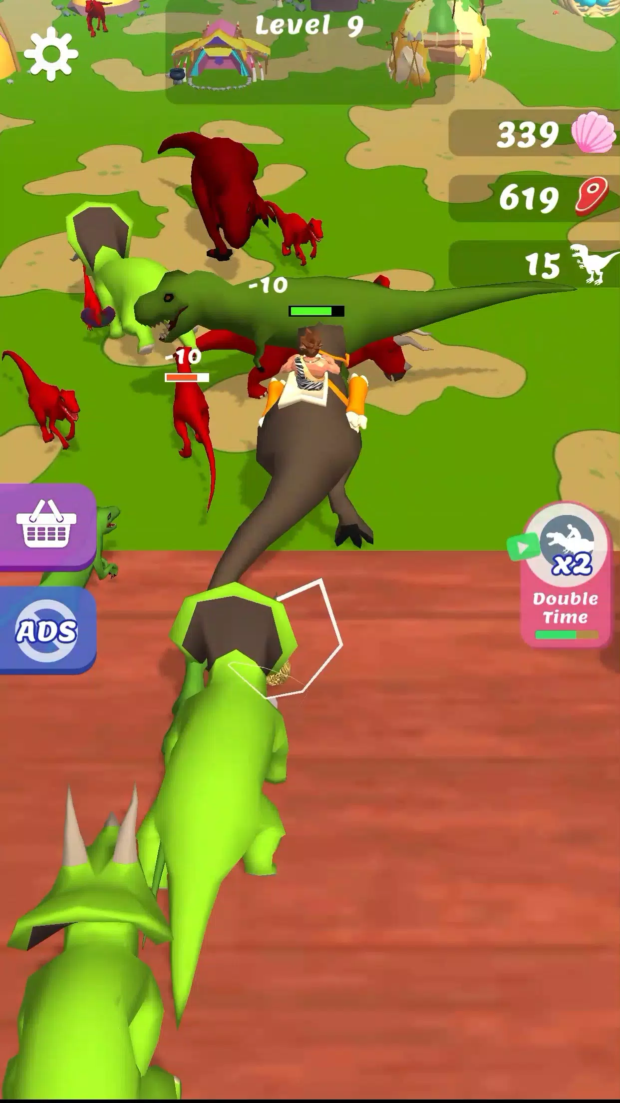 Schermata Dino Islands: Collect & Fight 3