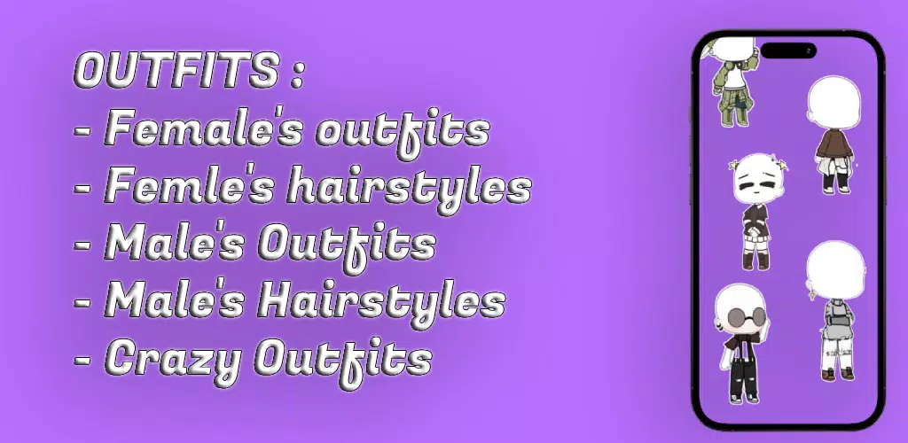 Gacha Outfits and Hairstyles ภาพหน้าจอ 3