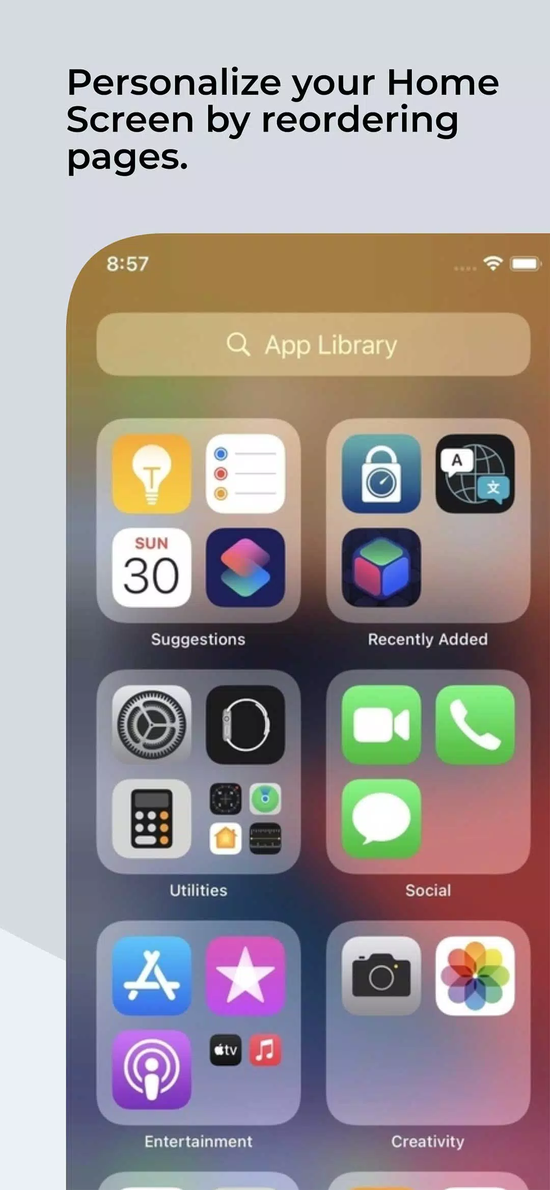 Launcher for iOS Capture d'écran 3