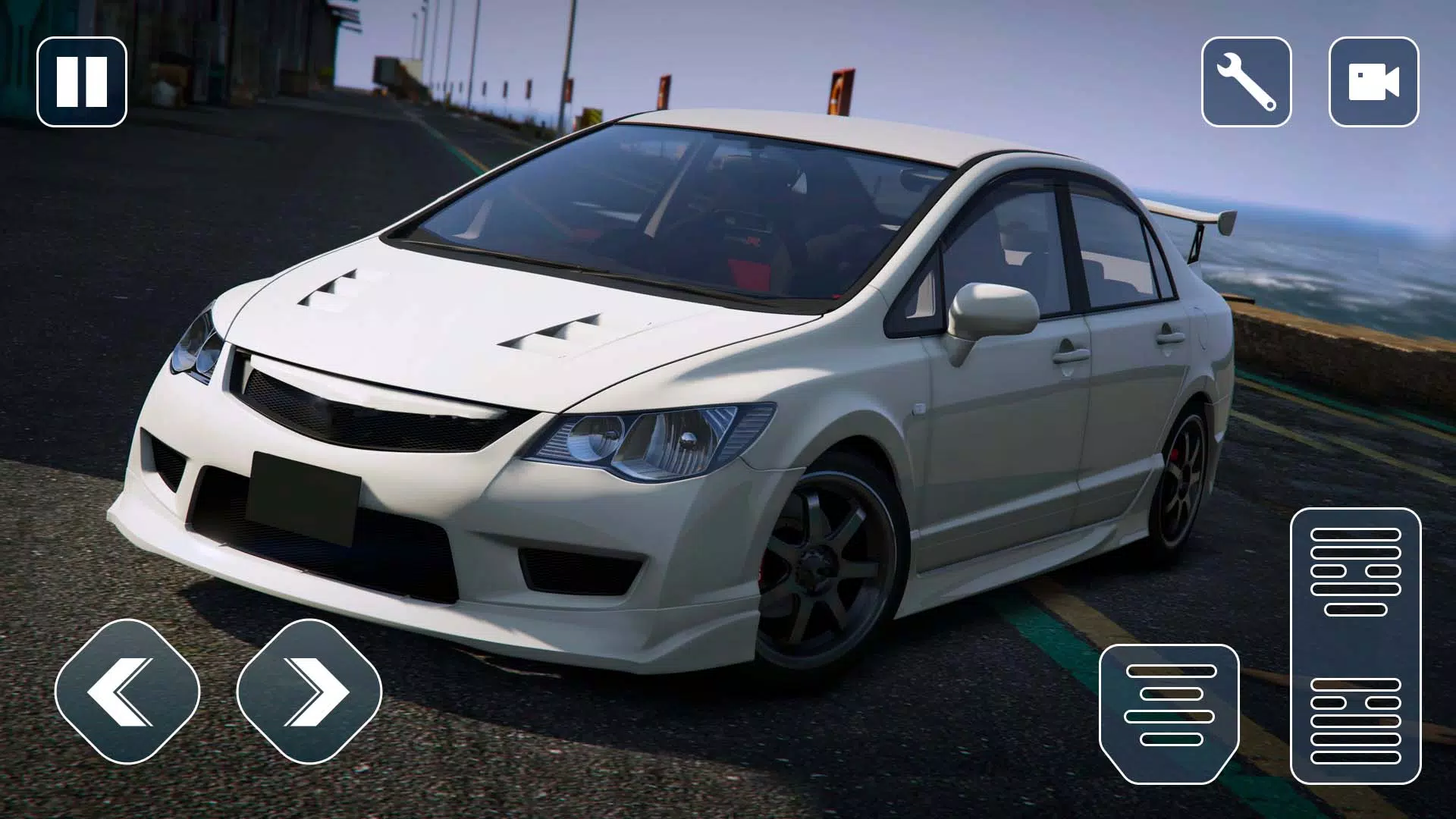 Furious Civic Car City Race स्क्रीनशॉट 2