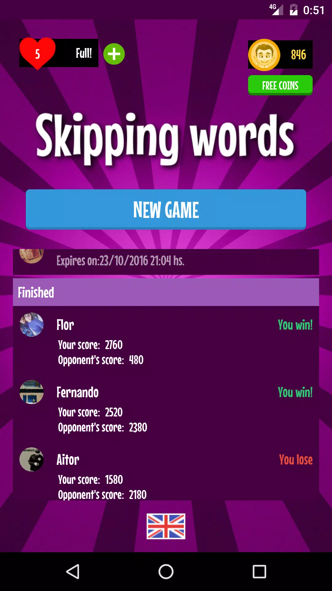 Alphabet Game Capture d'écran 0