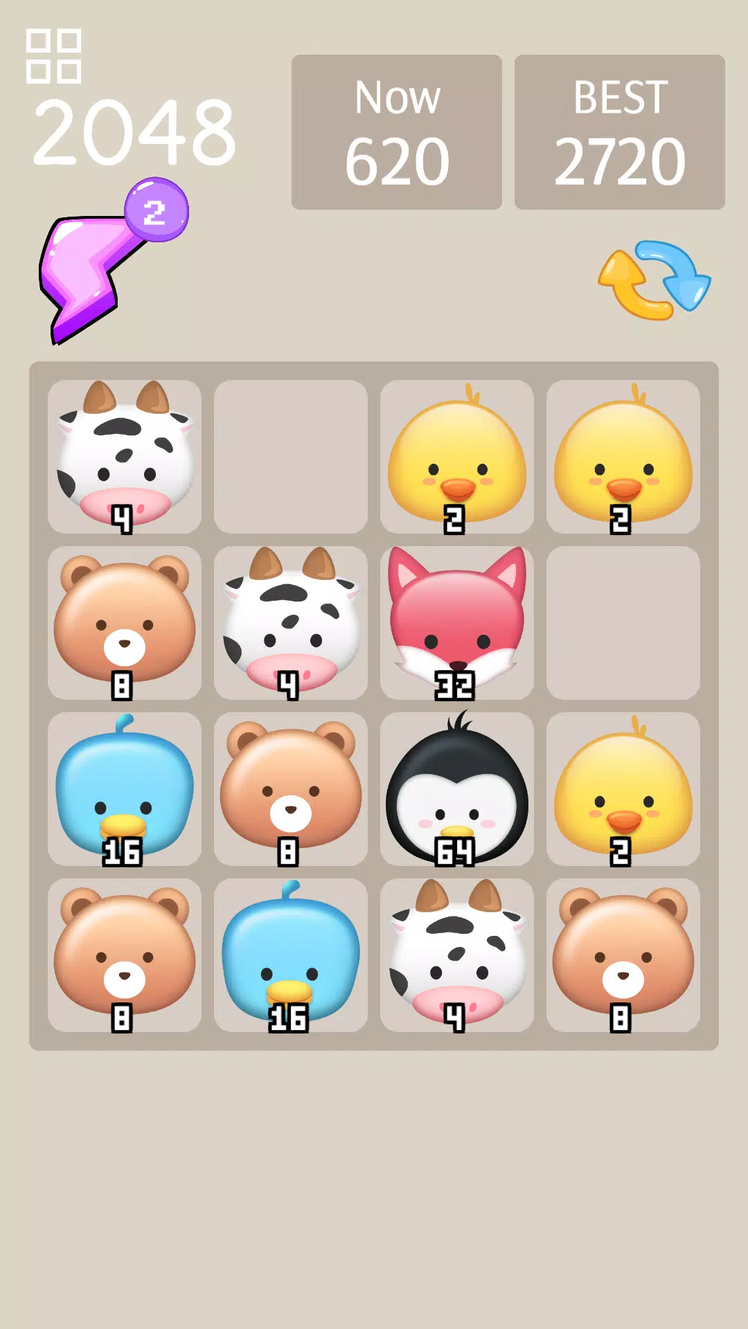 Cats Of 2048 스크린샷 1