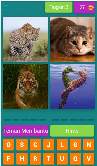 Tebak-tebakan Gambar Hewan Скриншот 3