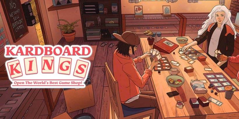 Kardboard Kings: Führen Sie Ihren Kartenladen auf Crunchyroll Game Vault aus