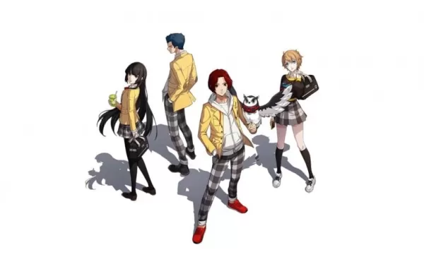 Gambar Pelajar dari Persona 5: The Phantom X Memakai Jaket Kuning Kuning