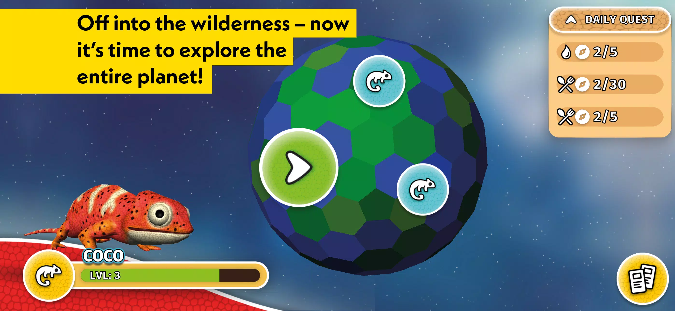 PLANET WOW Wildlife Adventure 螢幕截圖 1