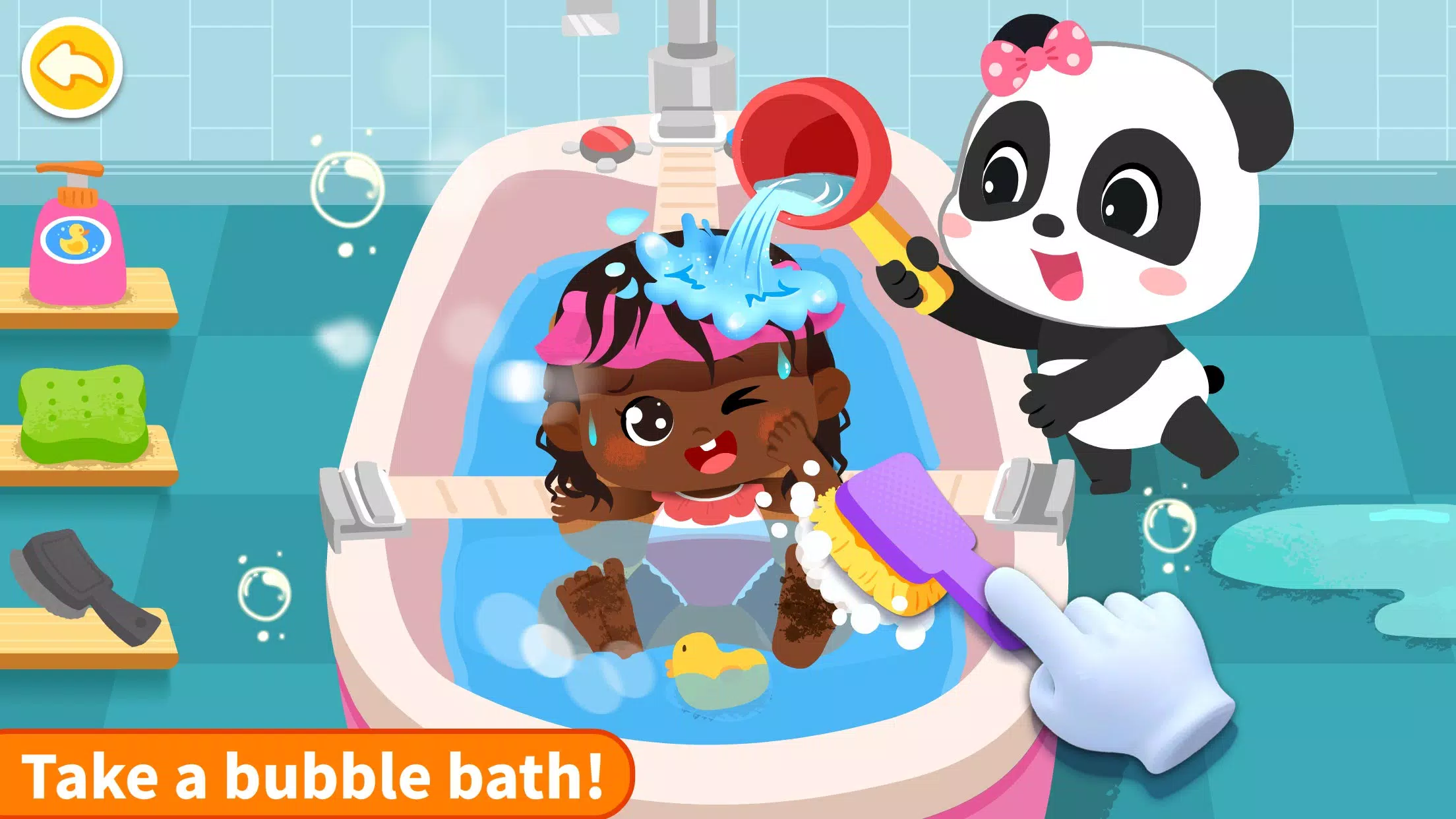 Panda Spiel: Babygirl Pflege Screenshot 2