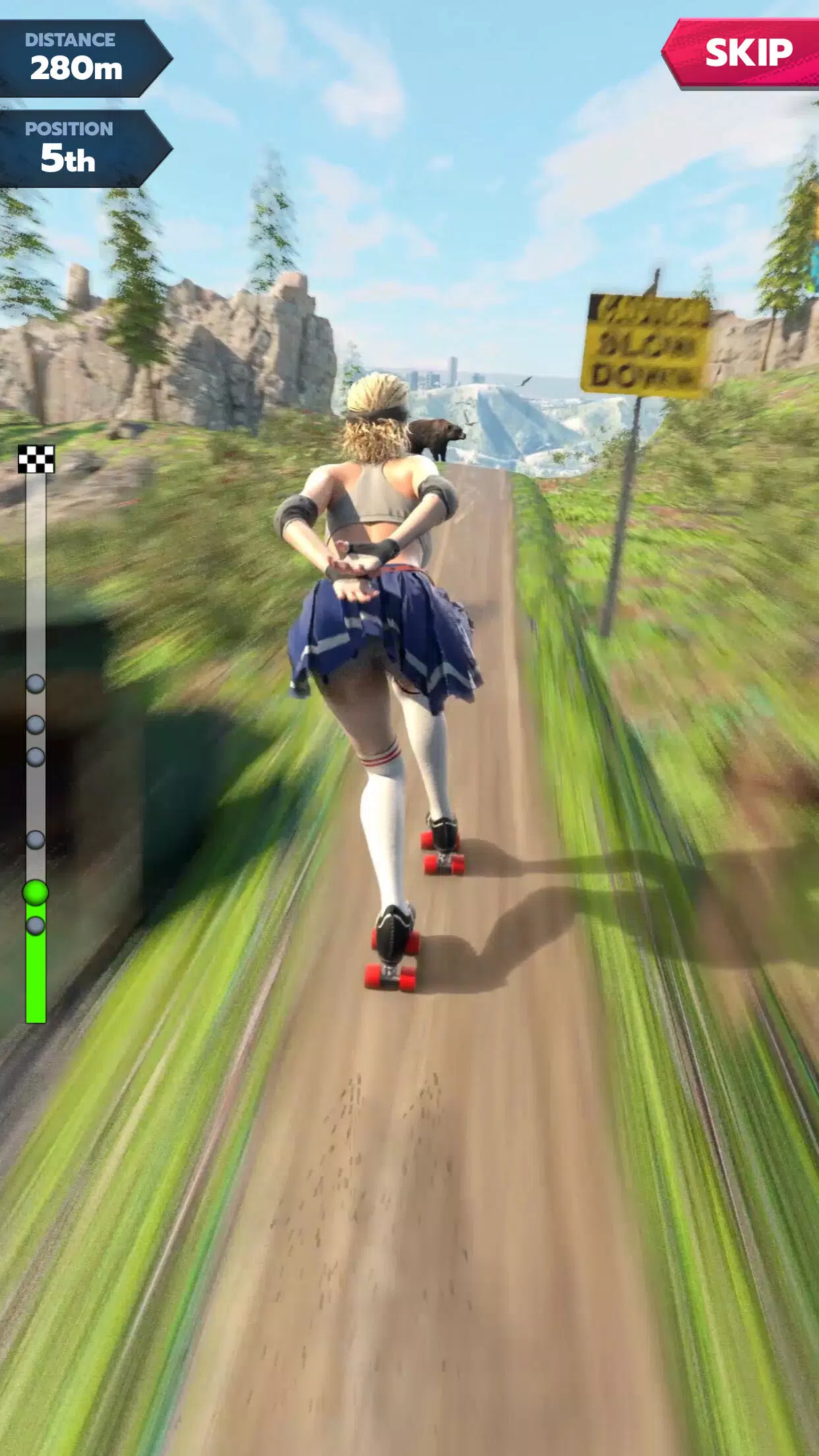 Downhill Race League スクリーンショット 1