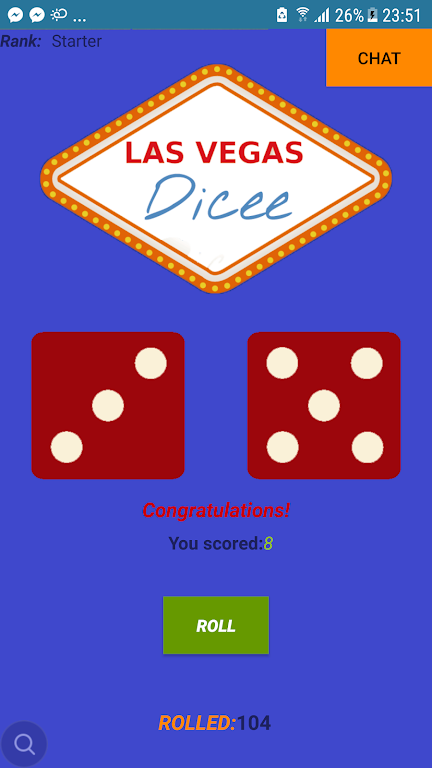 Roll Dice | Chat Captura de pantalla 0
