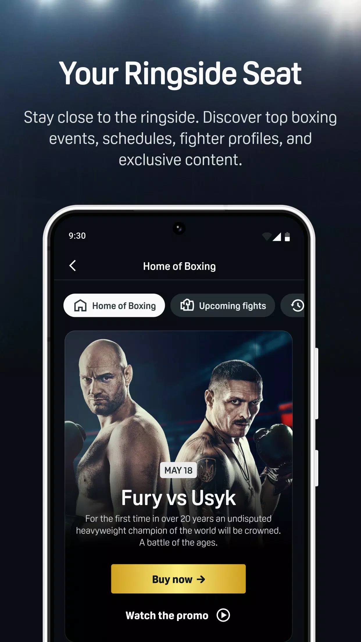 DAZN - Sports en direct Capture d'écran 1