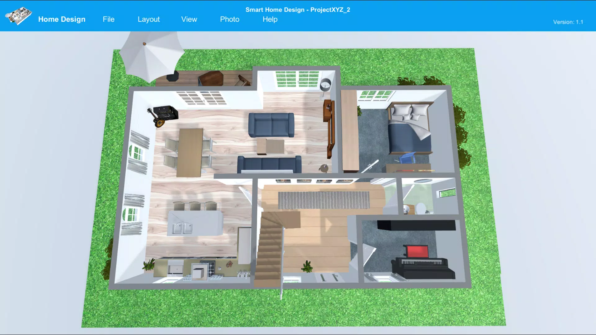 Smart Home Design ဖန်သားပြင်ဓာတ်ပုံ 3