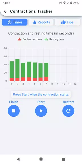 Contractions Tracker 스크린샷 0