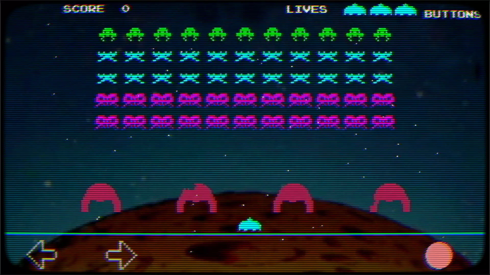 Outer Space Alien Invaders Captura de tela 1