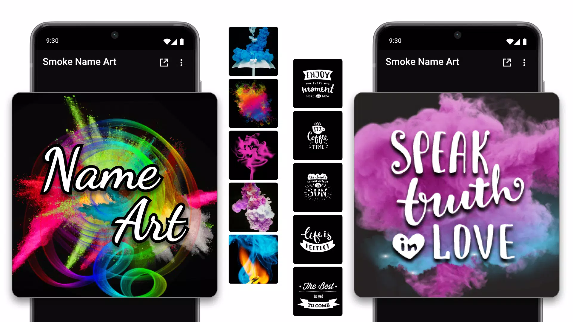 Smoke Name Art Maker স্ক্রিনশট 0