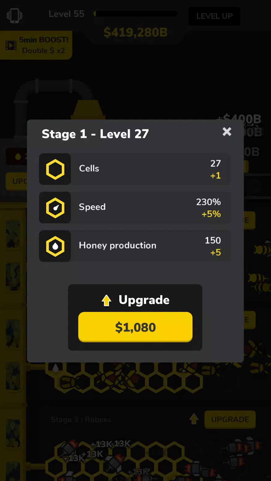 Idle Bee Factory Tycoon 스크린샷 1