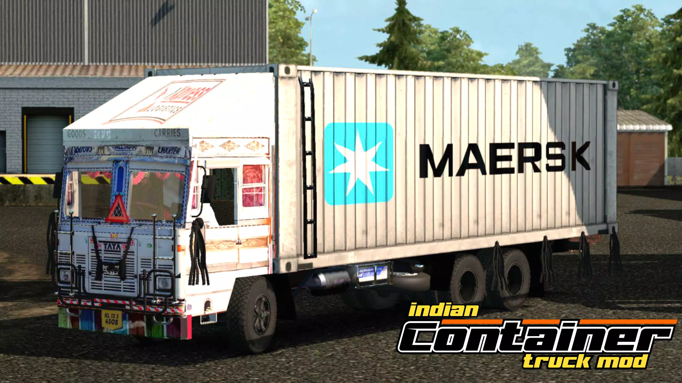 Indian Container Truck Mod স্ক্রিনশট 0
