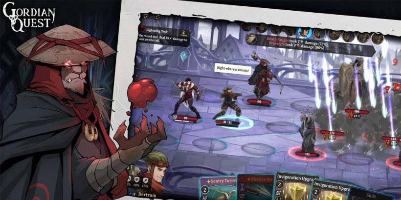 A Gordian Quest é lançada no iOS e Android: uma aventura de deckbuilder de roguelita