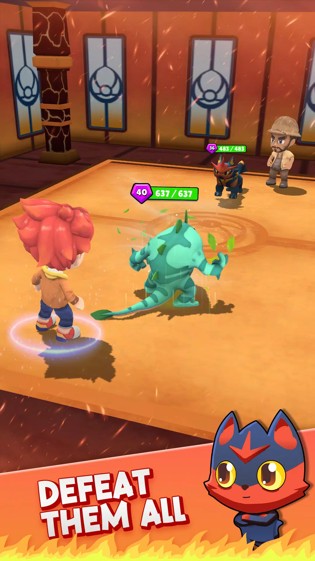 Negamon Lite: Monster Battle Capture d'écran 3