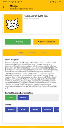 MobileMD - Mangadex client Скриншот 1