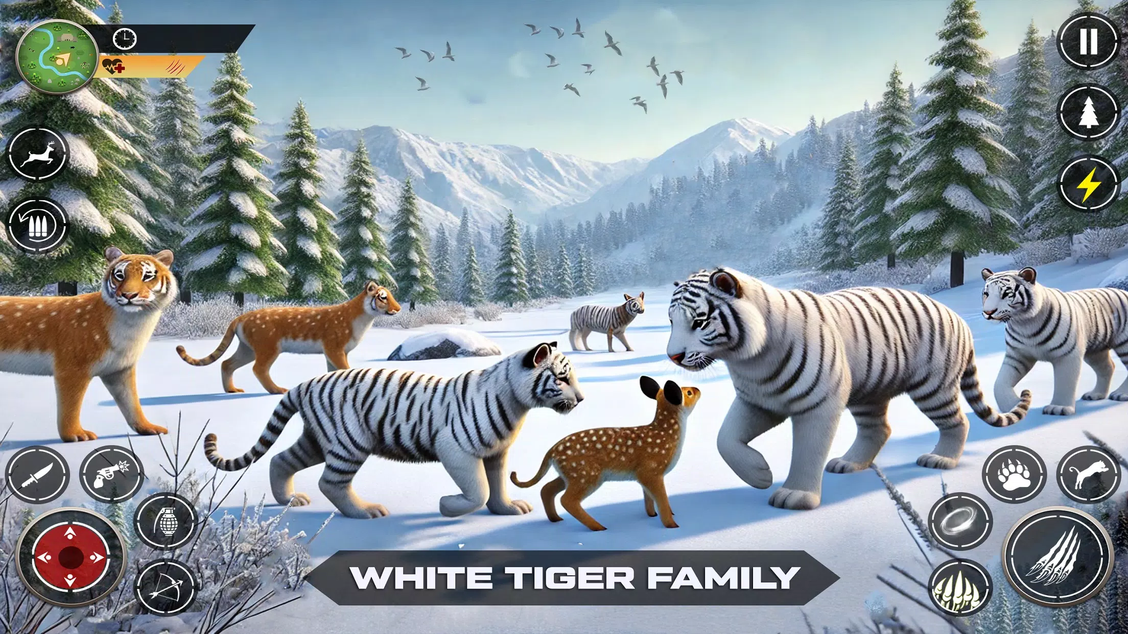 Snow Tiger Family Simulator 3D 螢幕截圖 3