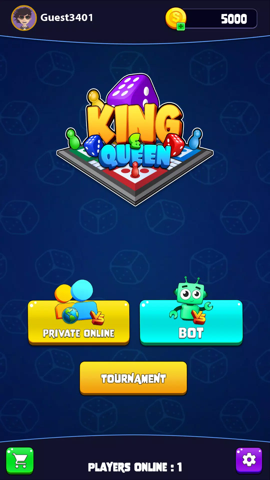 King and Queen - Ludo 螢幕截圖 1