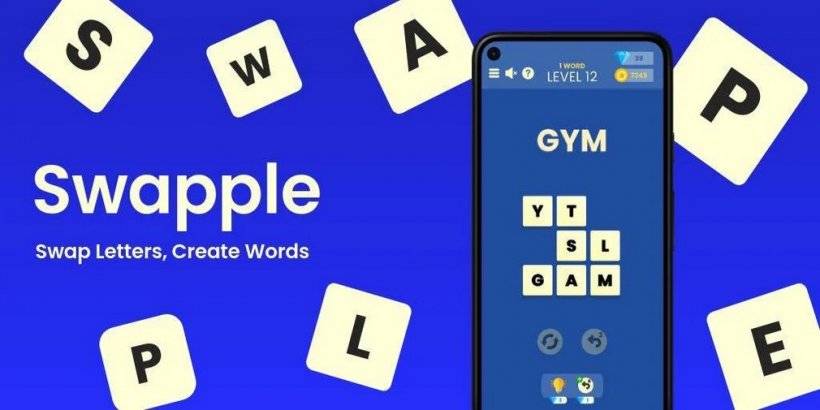 Swapple：新しいロジックパズルゲームで単語を形成するタイルをスライドさせる
