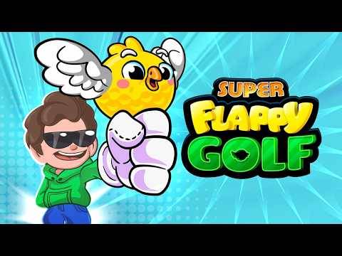 Gameplay de golf Super Flappy