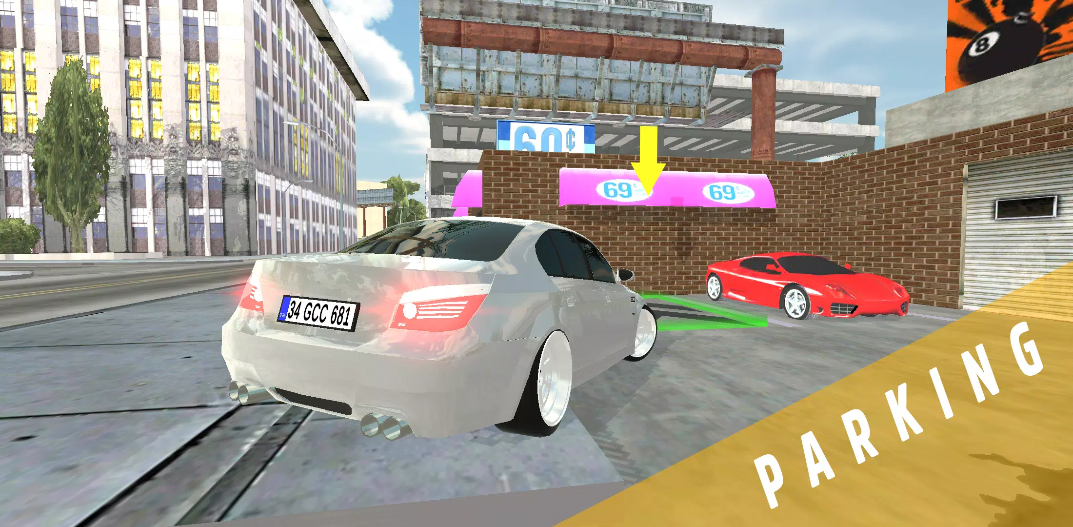 E36 M3 Drift & Park Simulator Captura de tela 1