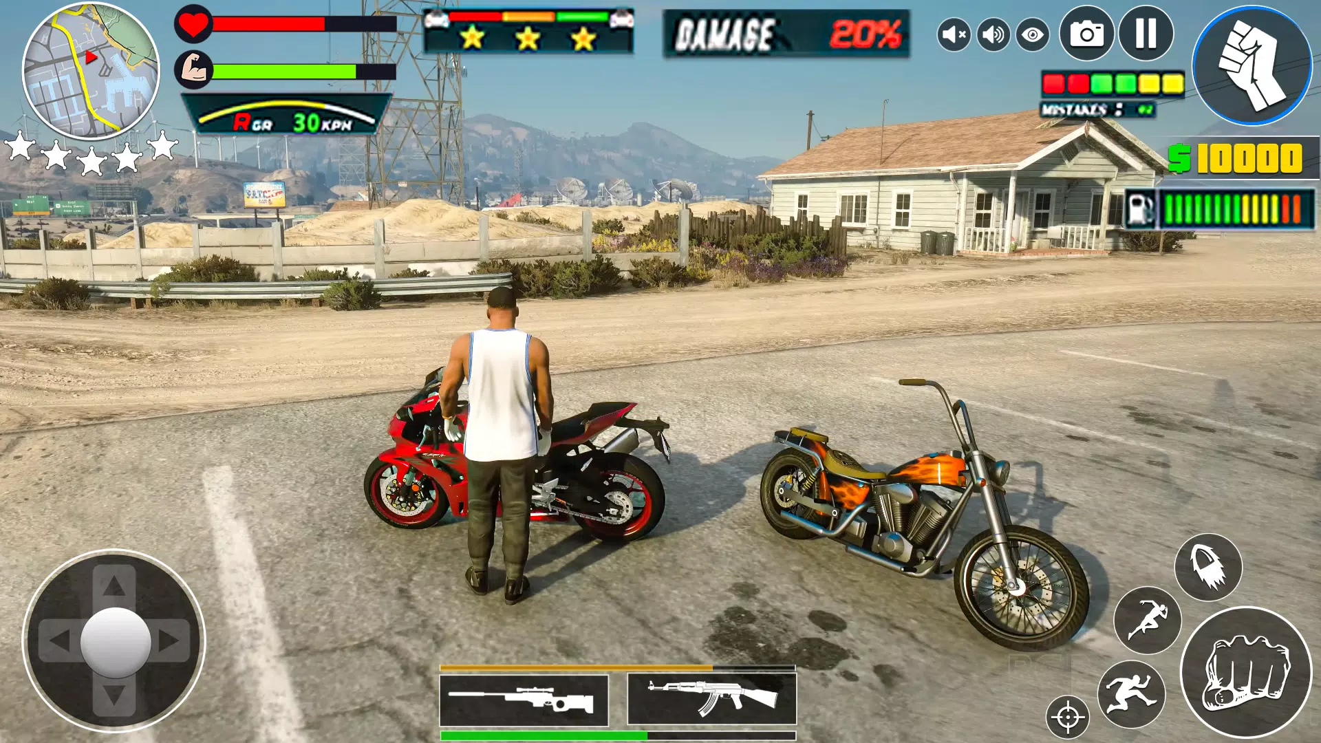 Vegas City Gangster Crime Game Ảnh chụp màn hình 2