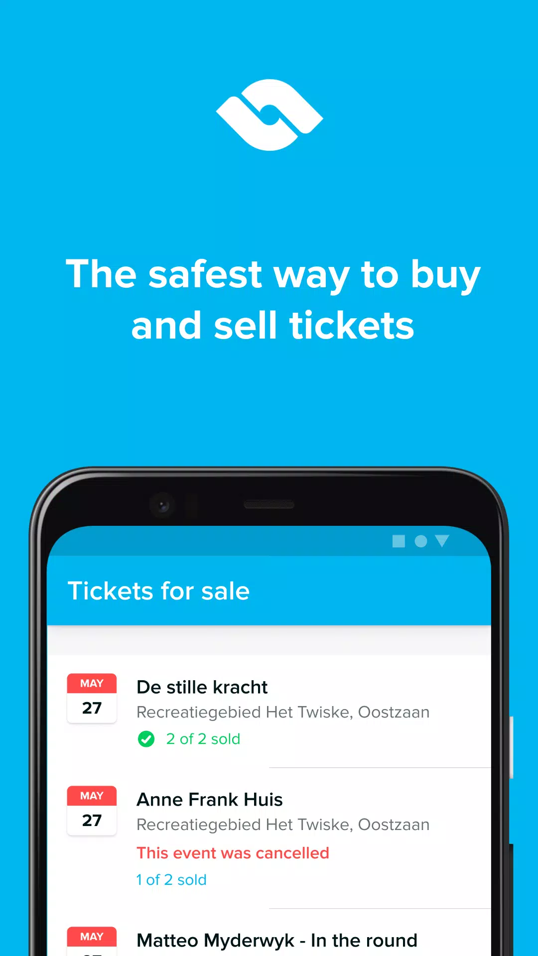 TicketSwap ภาพหน้าจอ 0