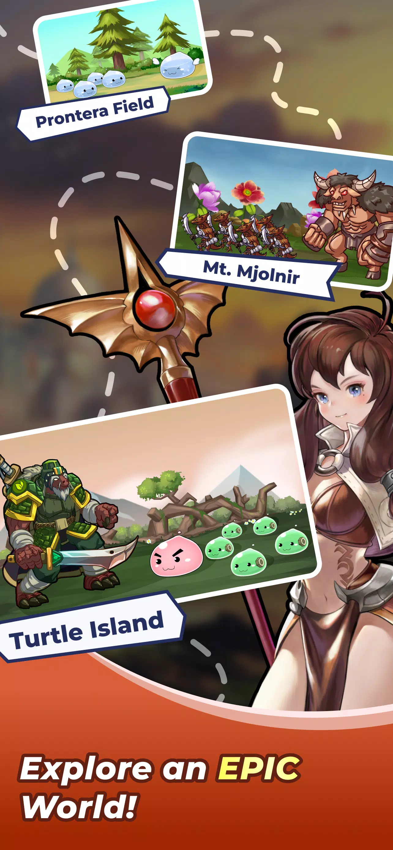 Midgard Heroes: Ragnarok Idle Ekran Görüntüsü 1