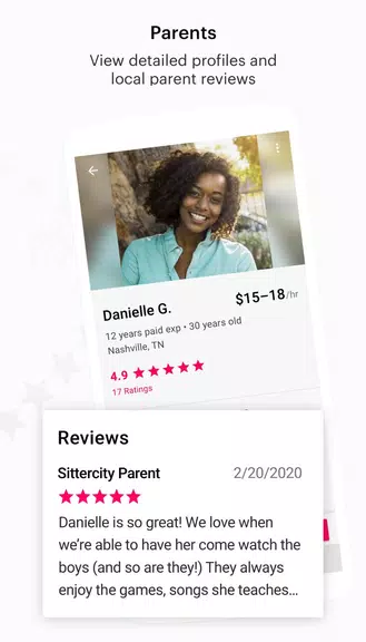 Sittercity: Find Child Care 螢幕截圖 3