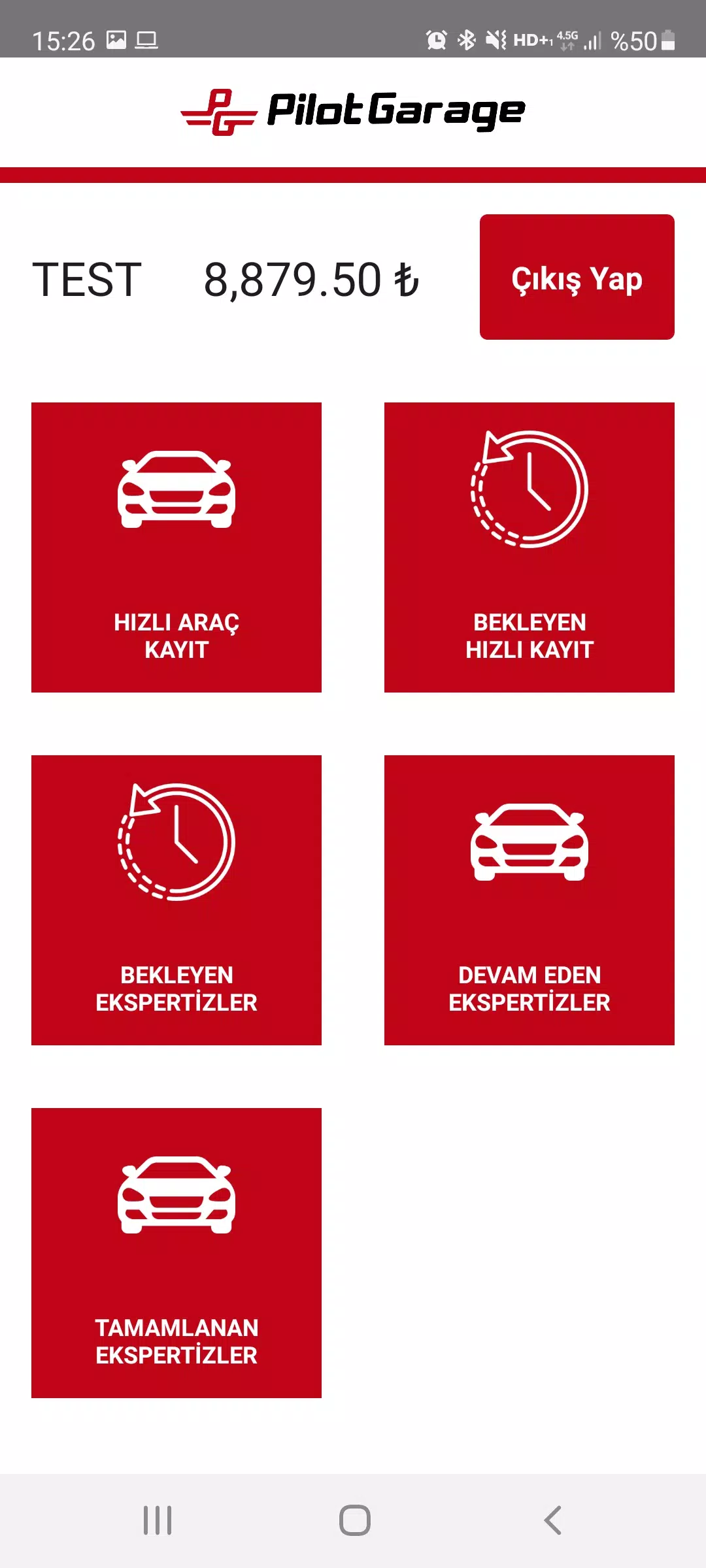 Pilotgarage Usta Uygulaması 螢幕截圖 0