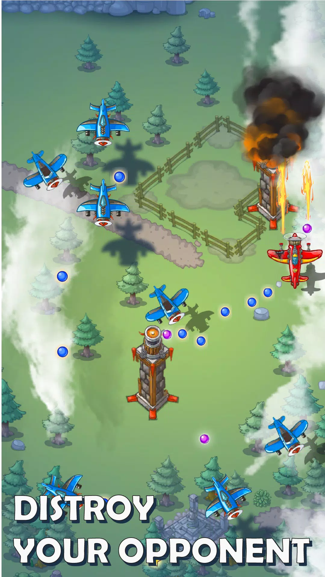 Airplane Strike Fighter Force Capture d'écran 2
