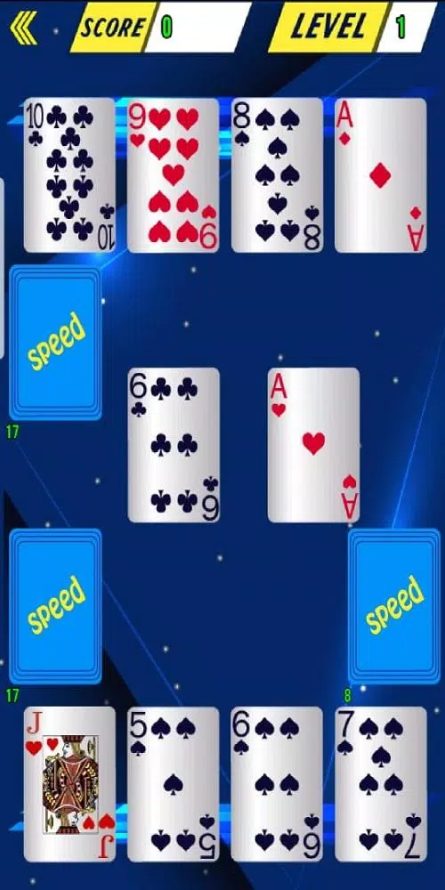 Speed Card Game Скриншот 2