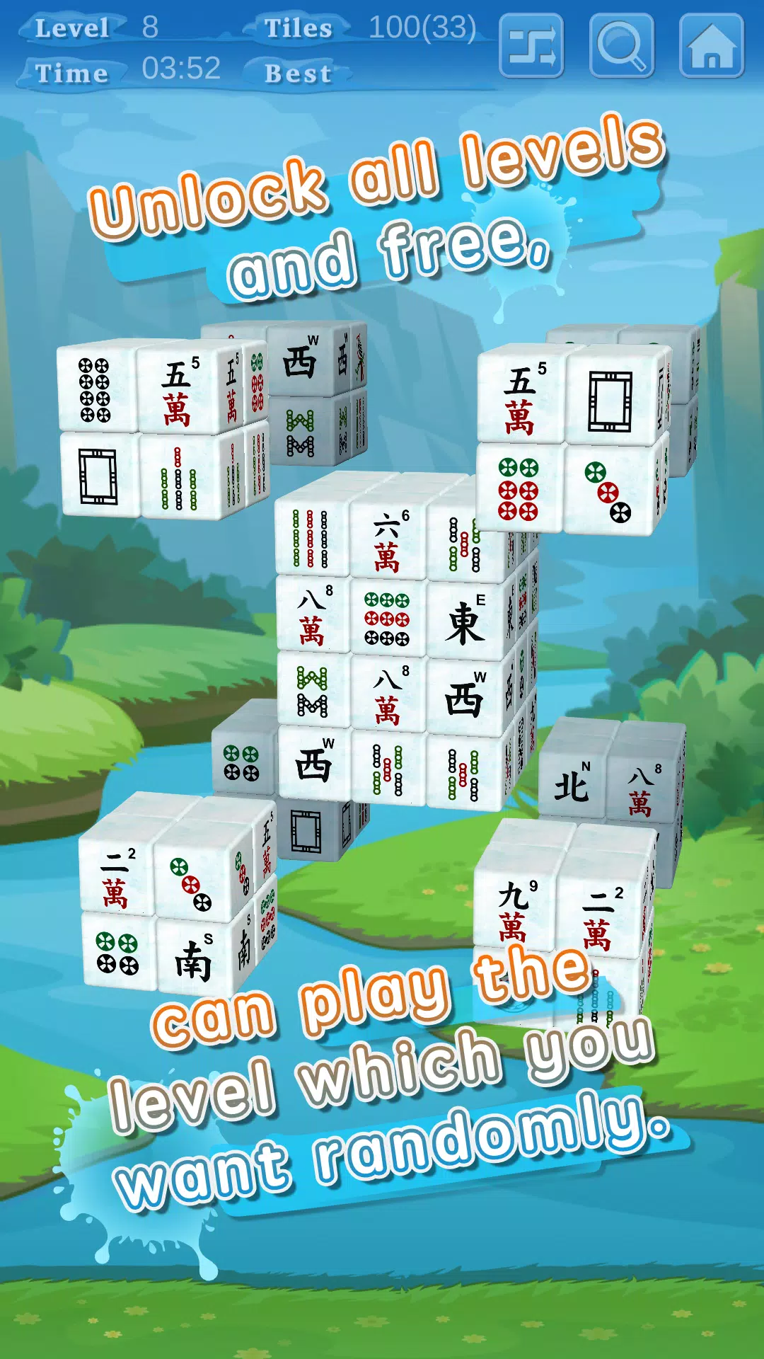 Stacker Mahjong 3D Capture d'écran 2