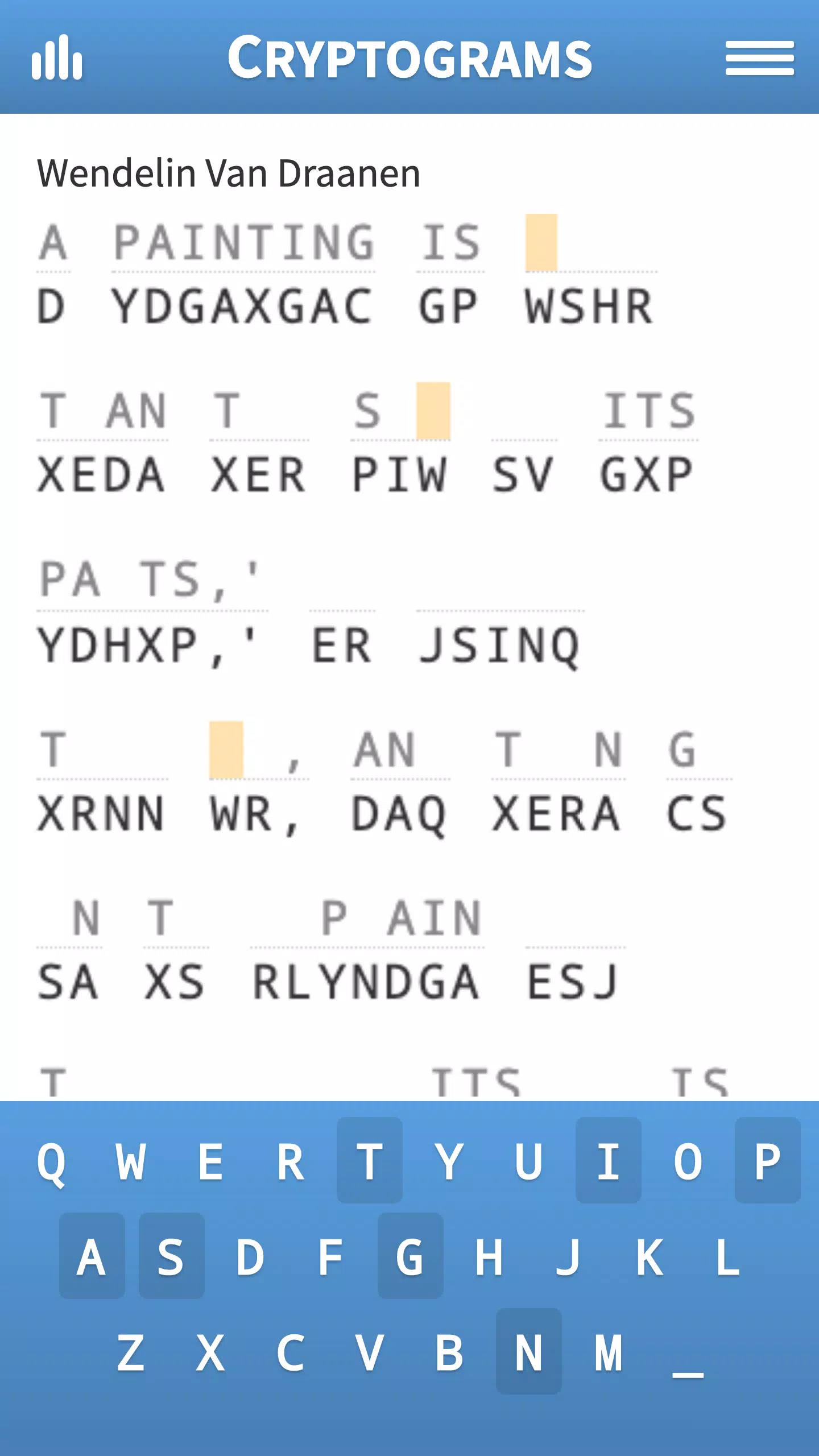 Cryptogram · Puzzle Quotes ဖန်သားပြင်ဓာတ်ပုံ 0