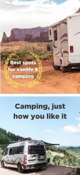 StayFree Vanlife Camping Sites 스크린샷 2