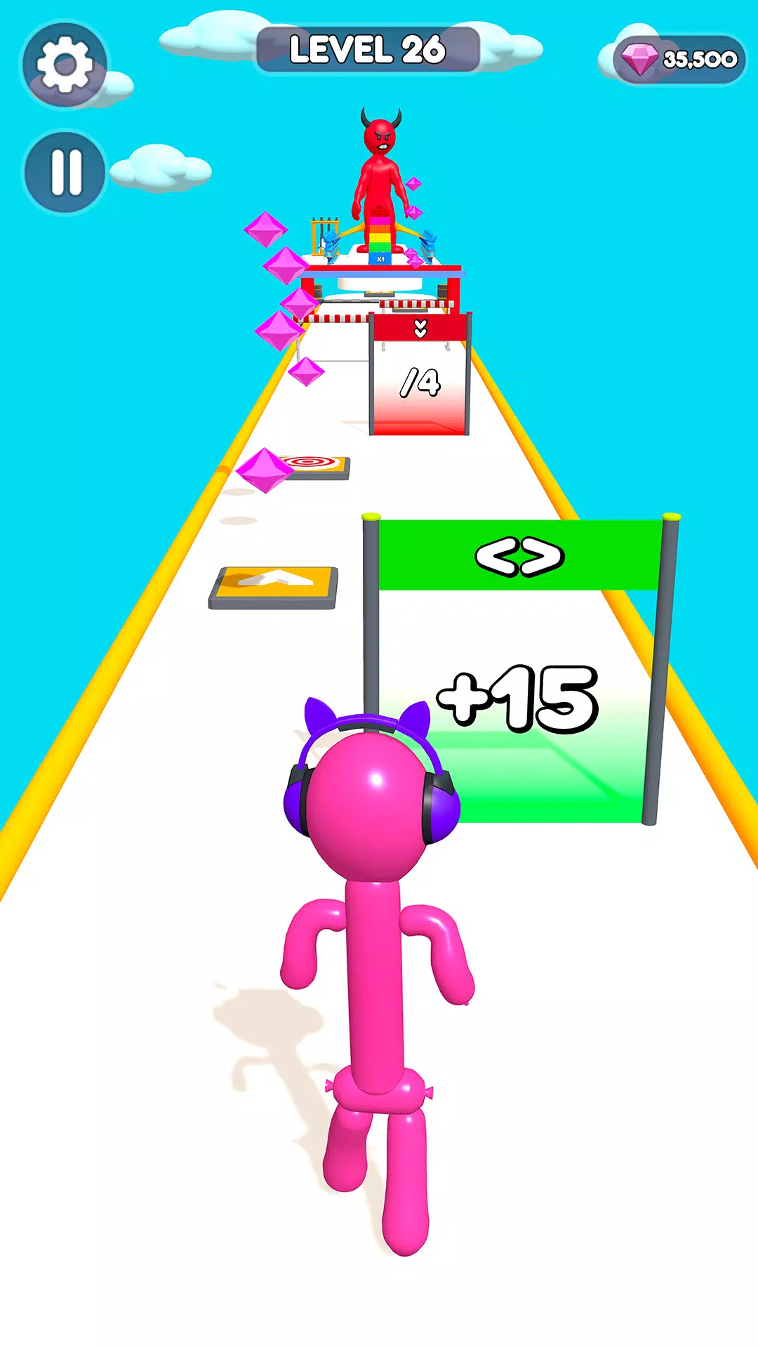 Screw-Man Rush 3D Captura de tela 0