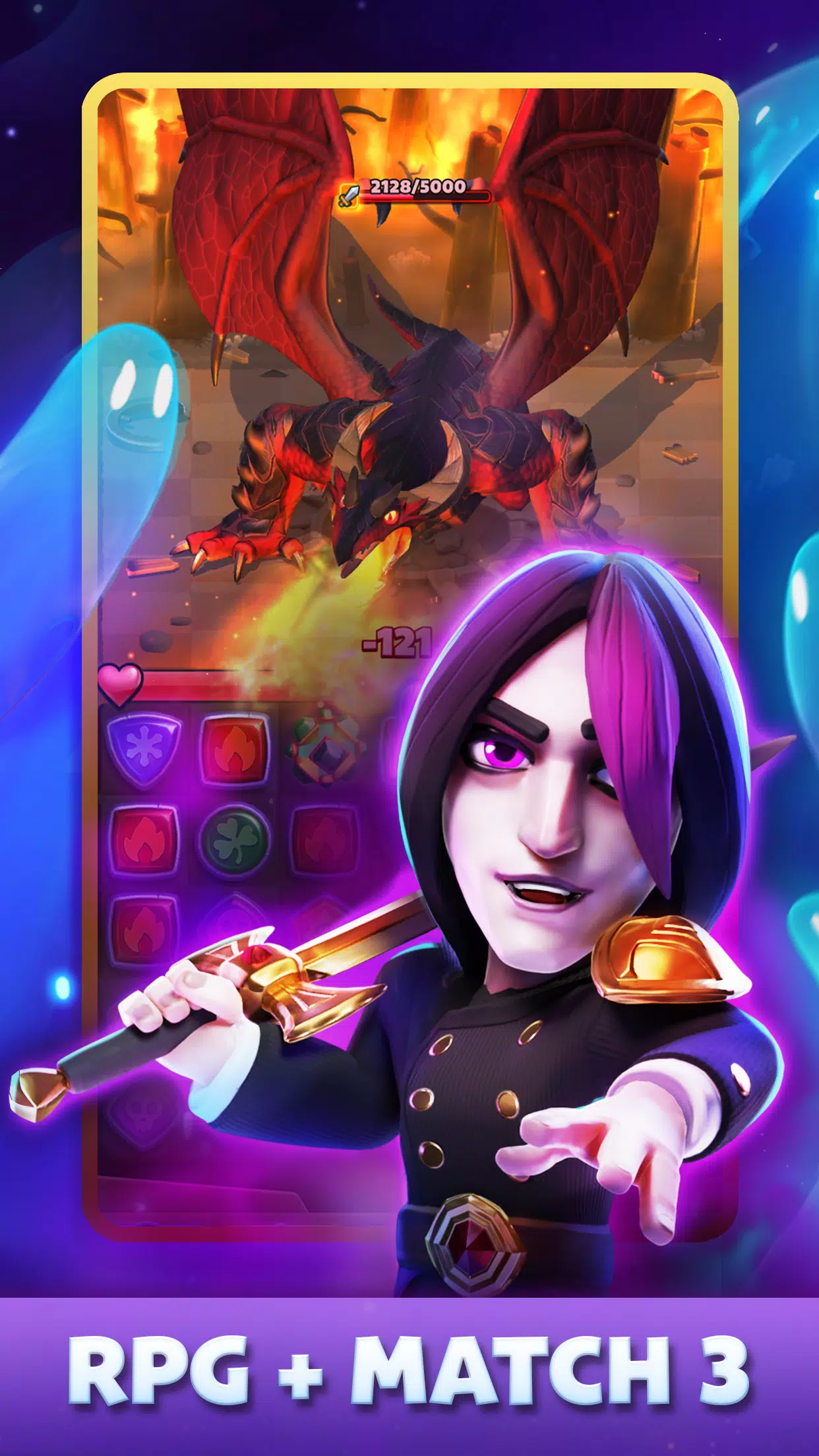 Puzzle Breakers: Match 3 RPG Скриншот 2