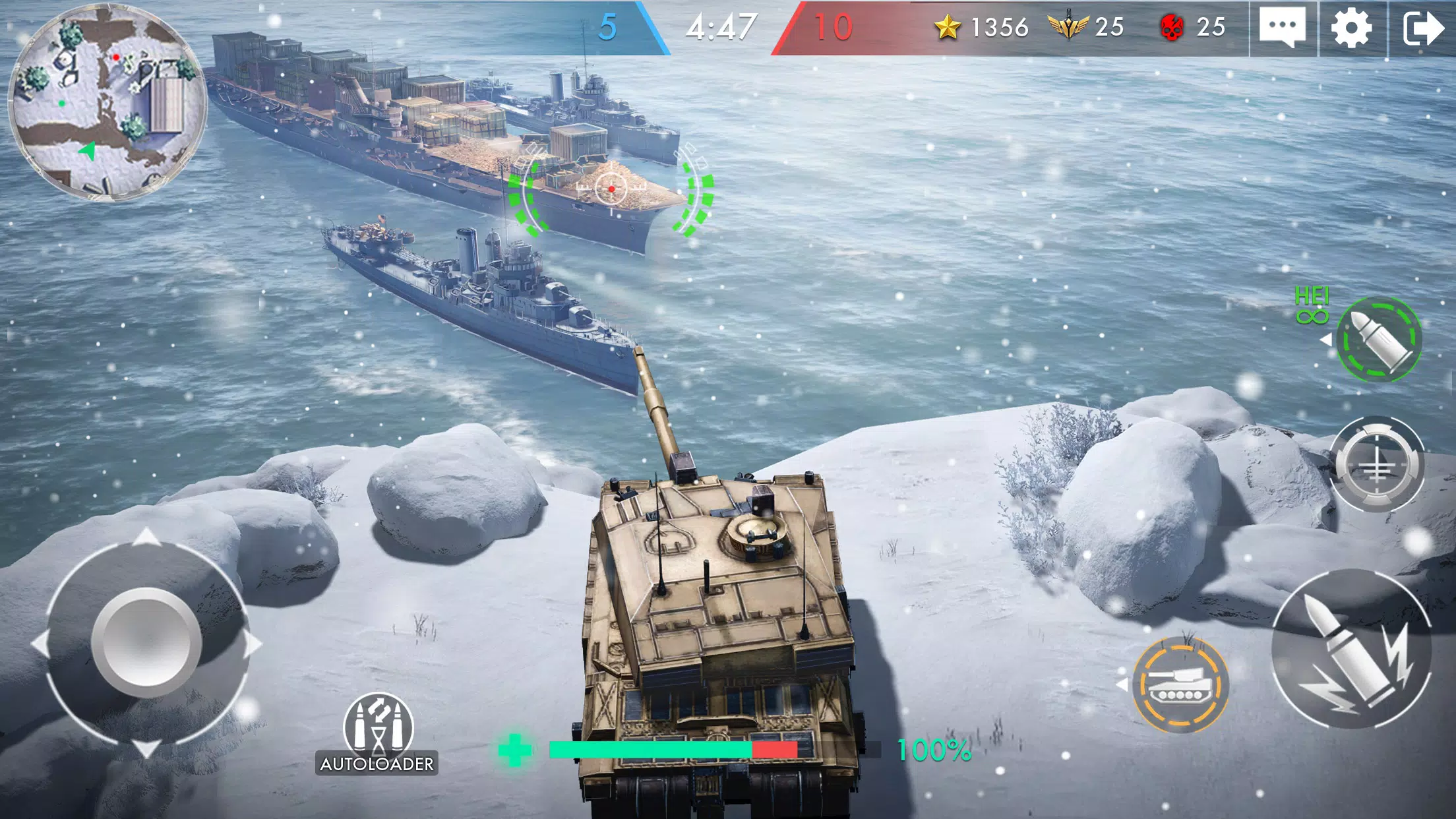 Tank Warfare: PvP Battle Game 螢幕截圖 0