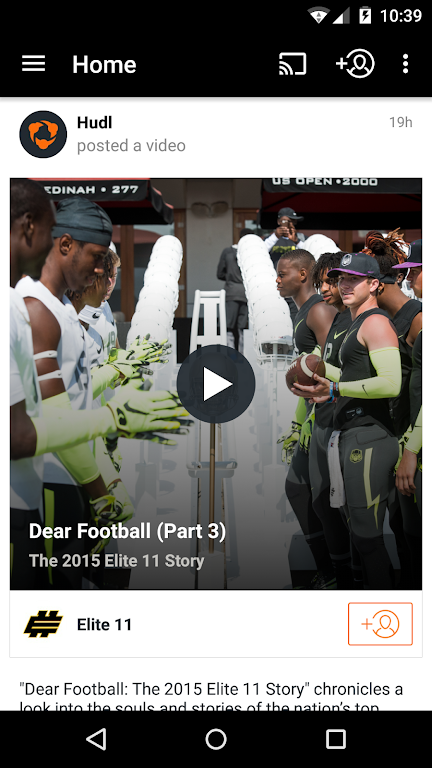 Hudl ဖန်သားပြင်ဓာတ်ပုံ 1